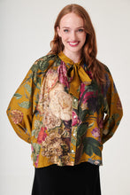 Load image into Gallery viewer, One Hundred Stars Tpbprigol PRIMULA GOLD PUSSY BOW BLOUSE
