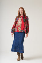 Load image into Gallery viewer, One Hundred Stars Tpbpriber PRIMULA BERRY PUSSY BOW BLOUSE
