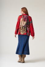 Load image into Gallery viewer, One Hundred Stars Tpbpriber PRIMULA BERRY PUSSY BOW BLOUSE

