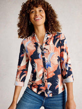 Load image into Gallery viewer, White Stuff 444663 ANNIE PRINTED SPARKLE SHIRT
