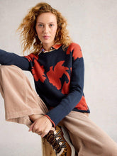 Load image into Gallery viewer, White Stuff 443033 OLIVE FLORAL JUMPER
