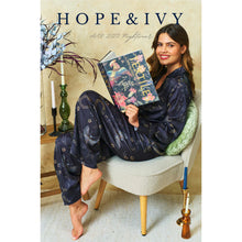 Load image into Gallery viewer, Hope And Ivy Menah CELESTIAL SATIN PJ SET
