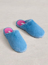 Load image into Gallery viewer, White Stuff 444867 Faux Fur Slipper Mule
