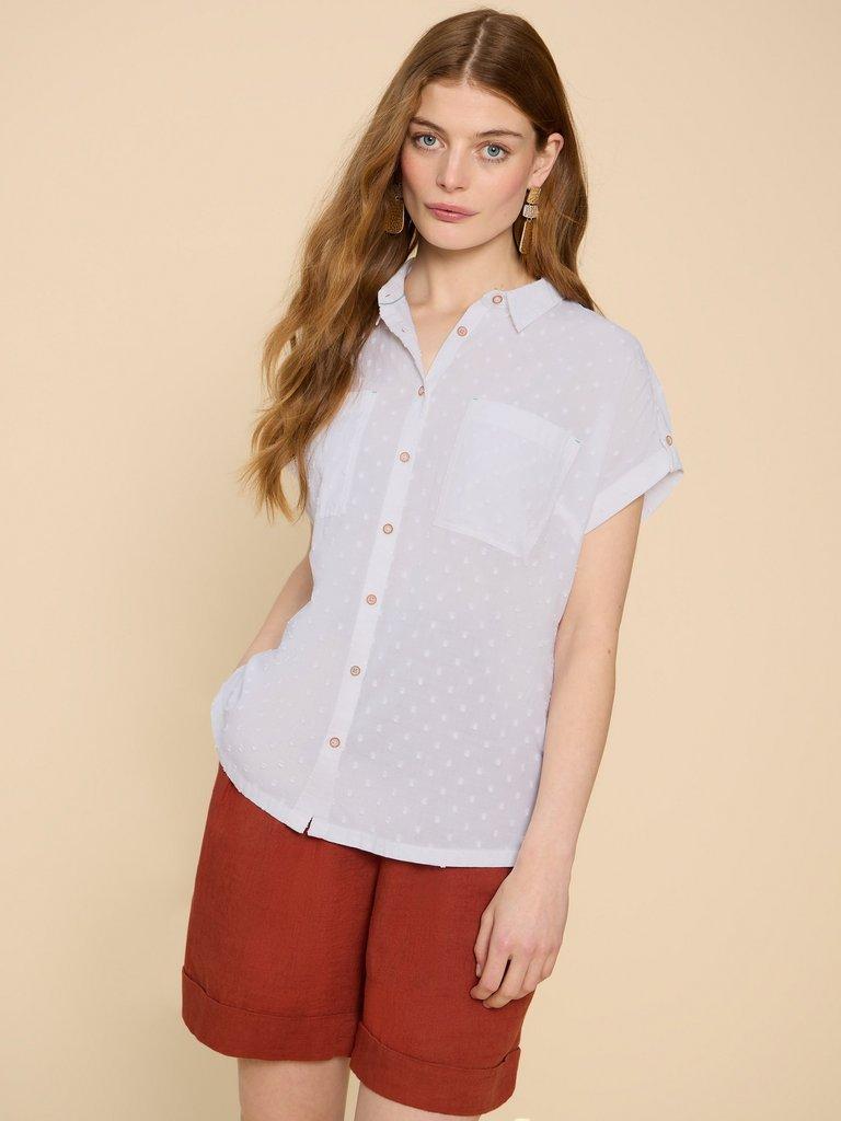 White Stuff 443450 ELLIE ORGANIC COTTON SHIRT