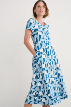 Load image into Gallery viewer, Seasalt B-Wm32710-35374 S/S Veronica Dress Torn Shapes Sailor

