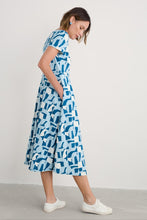 Load image into Gallery viewer, Seasalt B-Wm32710-35374 S/S Veronica Dress Torn Shapes Sailor

