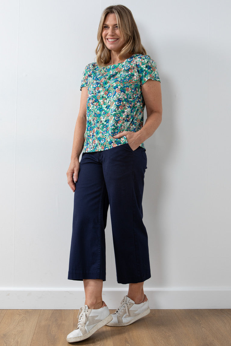 Lily & Me Lb007n Isla crop trouser twill