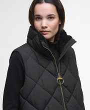 Load image into Gallery viewer, Barbour Lgi0204bk11 Barbour Bernice Gilet  Black/C
