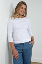 Load image into Gallery viewer, Lily &amp; Me Lb012w Monica top 3/4 sleeve plain
