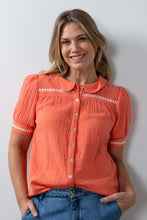 Load image into Gallery viewer, Lily &amp; Me Lm24047s Lily top embroidered
