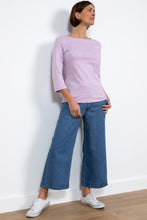 Load image into Gallery viewer, Lily &amp; Me Lm24057lv Monica top 3/4 sleeve plain
