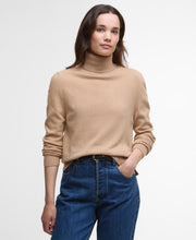 Load image into Gallery viewer, Barbour Lkn1077be12 Barbour Pendle Knit Pale Camel
