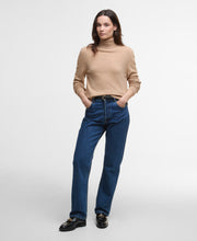 Load image into Gallery viewer, Barbour Lkn1077be12 Barbour Pendle Knit Pale Camel
