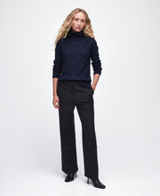 Load image into Gallery viewer, Barbour Lkn1170ny73 Barbour Burne Roll Kni Navy
