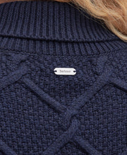 Load image into Gallery viewer, Barbour Lkn1170ny73 Barbour Burne Roll Kni Navy
