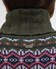 Load image into Gallery viewer, Barbour Lkn1560ol51 Barbour Helen Knit Olive Multi
