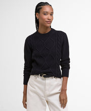 Load image into Gallery viewer, Barbour Lkn1572bk11 Barbour Burne Crew Black
