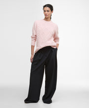 Load image into Gallery viewer, Barbour Lkn1572pi11 Barbour Burne Crew     Pink Bl
