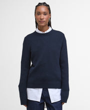 Load image into Gallery viewer, Barbour Lkn1666ny73 RWS Barbour Woodhouse Knit Nav
