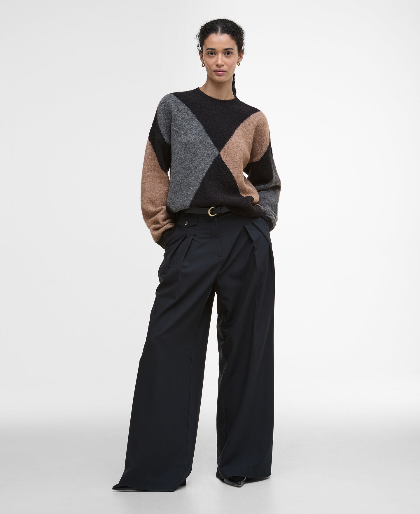 Barbour Lkn1678mi11 Barbour Sabrina Knit   Multi