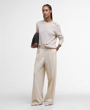 Load image into Gallery viewer, Barbour Lkn1679be11 Barbour Eleanor Knit   Oat
