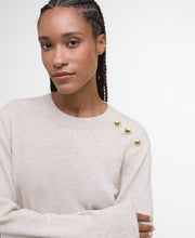 Load image into Gallery viewer, Barbour Lkn1679be11 Barbour Eleanor Knit   Oat
