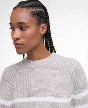 Load image into Gallery viewer, Barbour Lkn1680be11 Barbour Irene Knit     Oat Str

