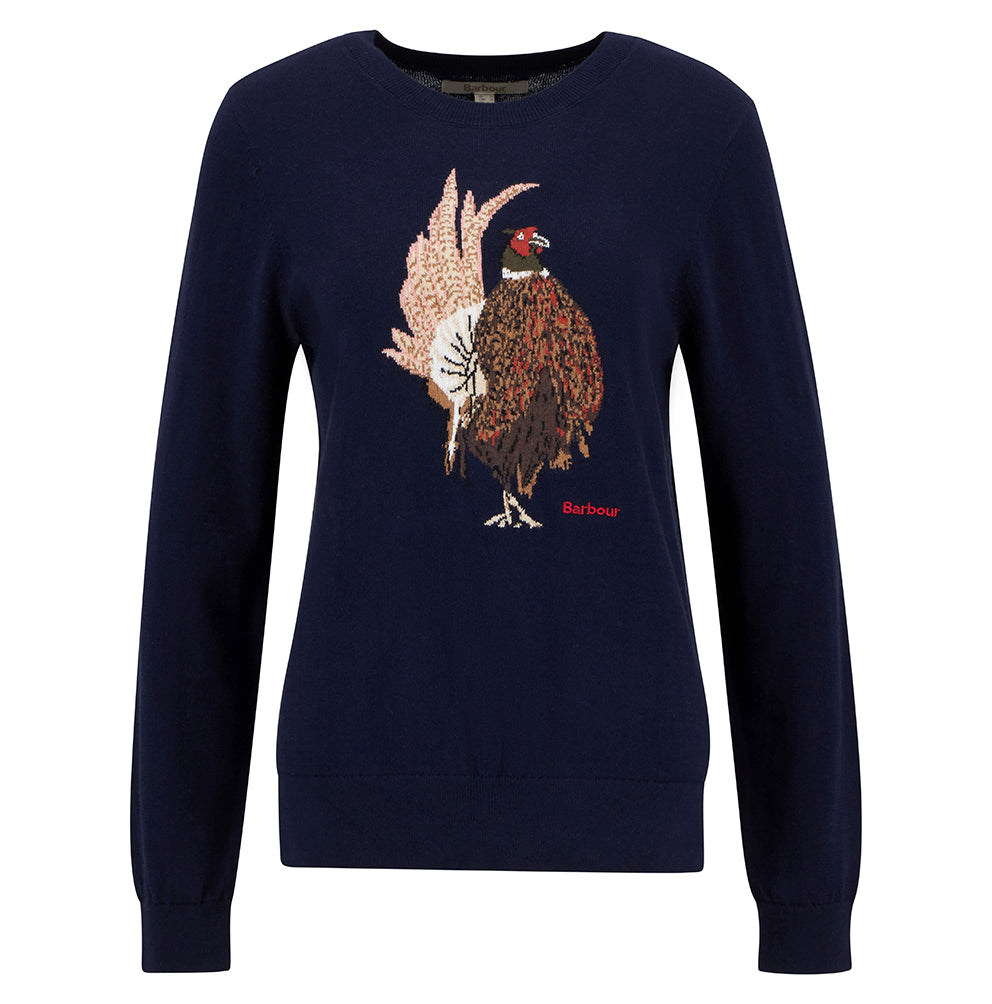 Barbour Lkn1687ny73 Barbour Homeswood Knit Navy
