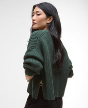 Load image into Gallery viewer, Barbour Lkn1703ol51 Barbour Lilian Knit    Olive
