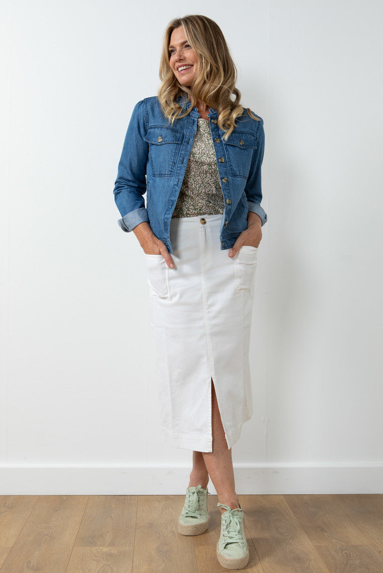 Lily & Me Lm24011 Clovelly jacket denim