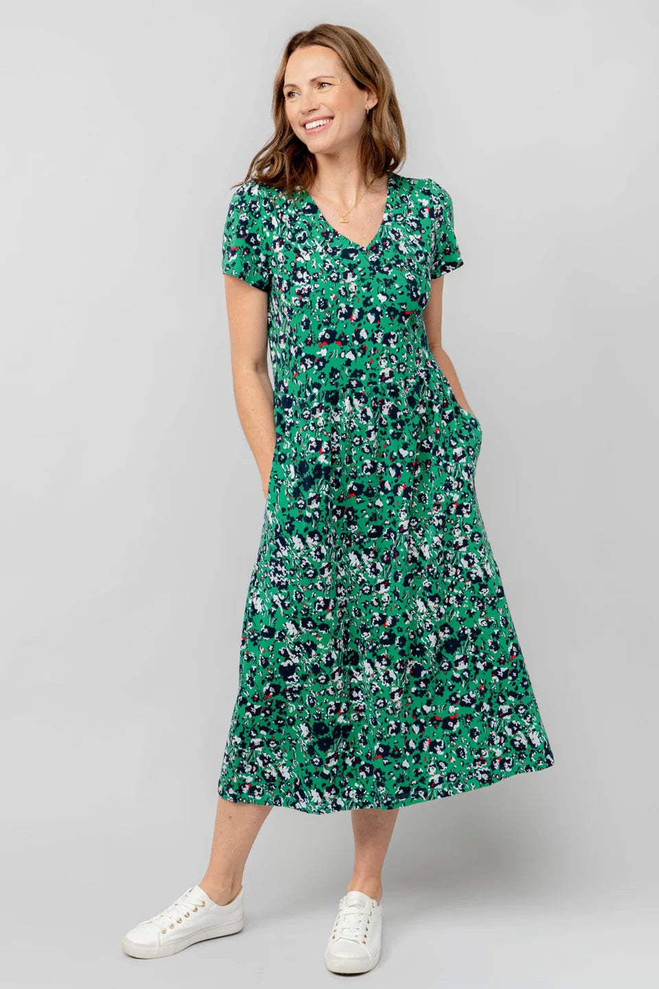 Lily & Me Lm25031g Prairie midi dress