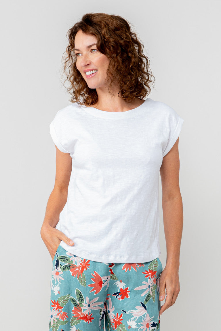 Lily & Me Lm25103w Plain tee