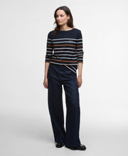 Load image into Gallery viewer, Barbour Lml0894ny75 Barbour Hawkins Top Navy Strip
