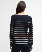 Load image into Gallery viewer, Barbour Lml0894ny75 Barbour Hawkins Top Navy Strip
