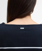 Load image into Gallery viewer, Barbour Lml0894ny75 Barbour Hawkins Top Navy Strip
