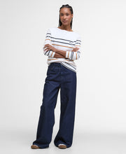 Load image into Gallery viewer, Barbour Lml0894wh73 Barbour Hawkins Top Cloud Stri

