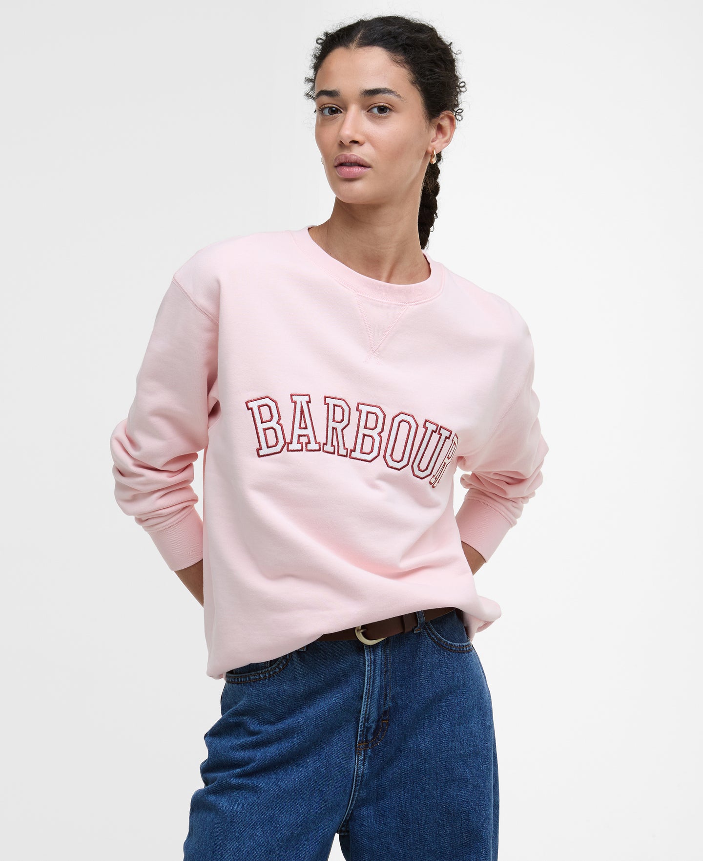 Barbour Lol0591pi11 Barbour Northumb Sw Pink Blush