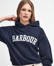Load image into Gallery viewer, Barbour Lol0592ny73 Barbour Northumb Hood  Navy/Wh
