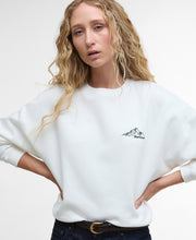 Load image into Gallery viewer, Barbour Lol0644wh71 Barbour Harper Sweat   Cloud
