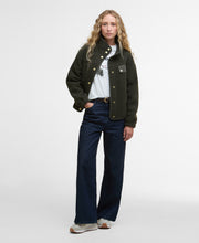 Load image into Gallery viewer, Barbour Lol0646ol71 Barbour Mabel Fleece   Olive
