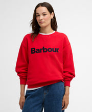Load image into Gallery viewer, Barbour Lol0672re16 Barbour Hartland Crew  Poppy R
