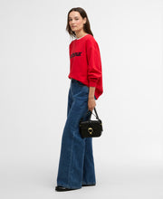 Load image into Gallery viewer, Barbour Lol0672re16 Barbour Hartland Crew  Poppy R
