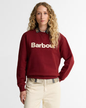 Load image into Gallery viewer, Barbour Lol0672 Barbour Hartland Crew  Cranber
