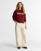 Load image into Gallery viewer, Barbour Lol0672 Barbour Hartland Crew  Cranber
