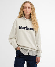 Load image into Gallery viewer, Barbour Lol0672wh71 Barbour Hartland Crew  Cloud M

