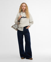 Load image into Gallery viewer, Barbour Lol0672wh71 Barbour Hartland Crew  Cloud M
