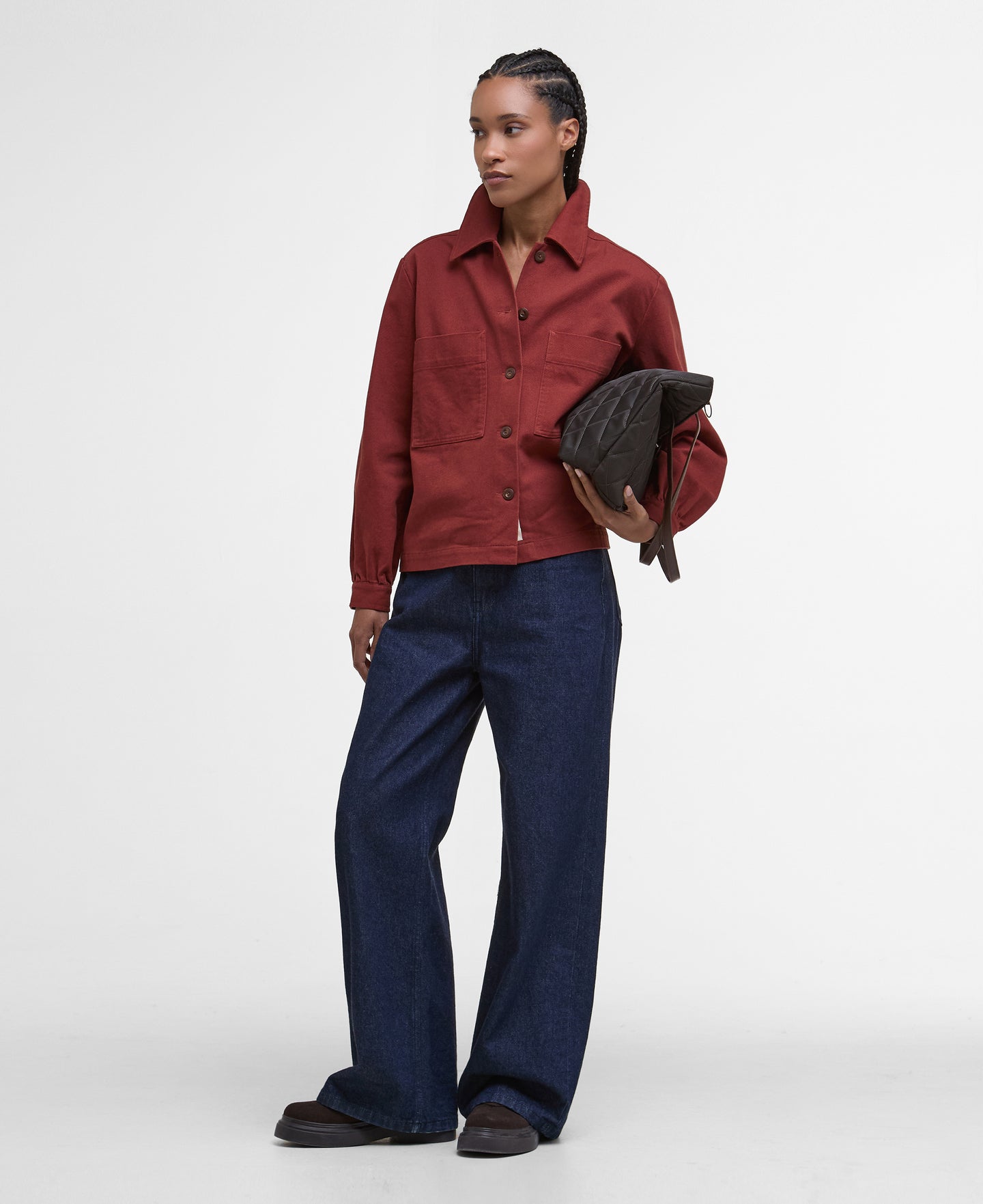 Barbour Los0074re74 Barbour Willow Overshi Burnt H
