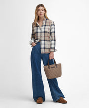 Load image into Gallery viewer, Barbour Lsh1353br37 Barbour Bredon Check   Hessian

