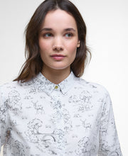 Load image into Gallery viewer, Barbour Lsh1357mi51 Barbour Safari Shirt   Woodlan
