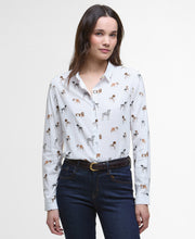 Load image into Gallery viewer, Barbour Lsh1357mi52 Barbour Safari Shir Dog Print
